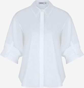 SIMKHAI Hemd mit 3/4-&Auml;rmeln aus Baumwolle Gemma