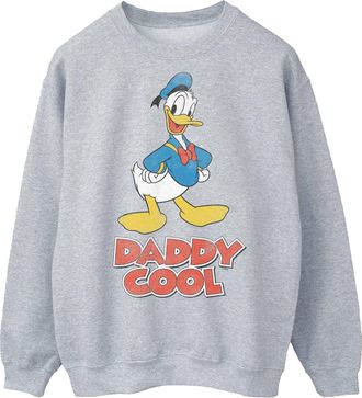 Disney Heren Daddy Cool Donald Duck Sweatshirt (Sportgrijs)