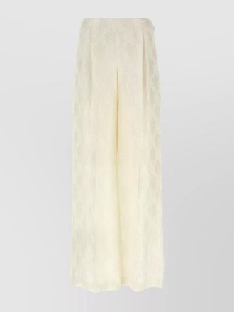 Fendi silk wide-leg trousers
