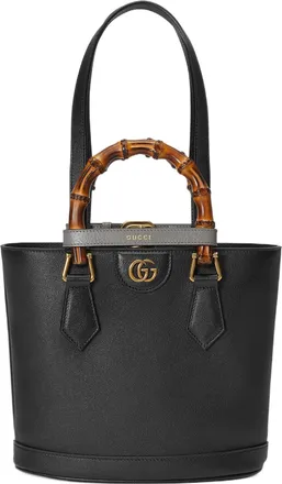 Gucci (WMNS) Gucci Diana Small Tote Bag Black 750396-UAAAY-1092