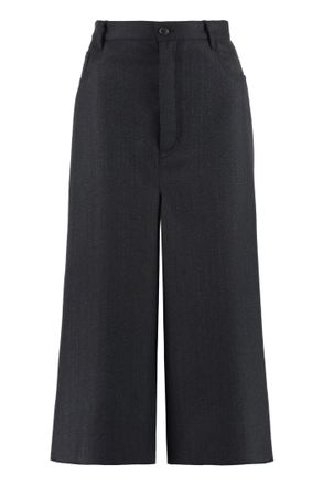 Balenciaga Wool Wide-leg Trousers