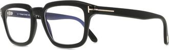 Tom Ford Blue Light Block Rectangular Mens Eyeglasses FT6032-F-B 001 52