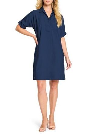 Nic+Zoe Devon Short Sleeve Shirtdress in Dark Indigo at Nordstrom Rack, Size X-Small
