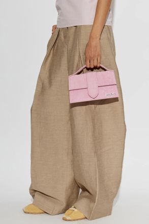 Jacquemus Leather Bambino Bag, Womens, Pink