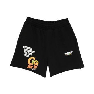 Barrow Casual Shorts, male, Black, Size: XL Logo-print Shorts