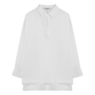 Max Mara Shirts, female, White, Size: XL Short Sleeve Shirt
