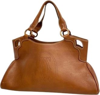Cartier Pre-owned Handbags, female, Brown, Size: ONE SIZE Pre-owned Vintage Handbag