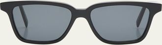 Toteme The Squares Acetate Square Sunglasses