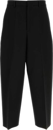 Valentino Garavani Mens Black Wool Blend Pant - Size EU 50 (Mens)