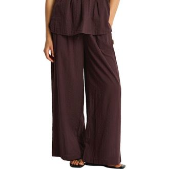 Sea Level Australia Surf Cover-Up Pants in Chocolate at Nordstrom, Size X-Large