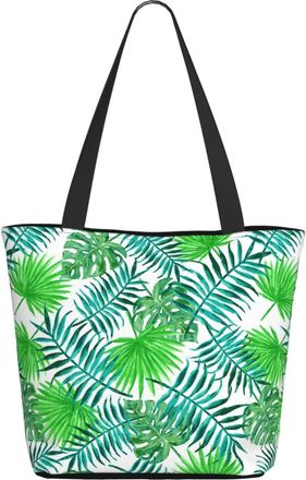 AOOEDM Palm Leaf Ladies Shopping Bag 13x11x7in.The Perfect ValentineS Day Gift.It Is The Best ValentineS Day Gift For Mom, Daughter, Wife,Etc