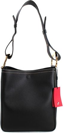 Carolina Herrera Black Charro Insignia Shoulder Bag