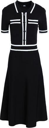 Karl Lagerfeld S SLV KNIT DRESS