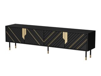 Mirjan24 Mueble Tv Elmteo 104, N&uacute;mero De Puertas: 0, N&uacute;mero De Cajones: 0, 204x55x40cm