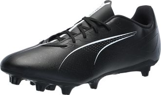 Puma Mens Ultra 5 Play Firm, Artificial Ground Soccer Cleats Sneaker, Black/White, 9.5 UK