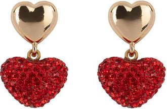 Life of Bulu oorbellen Amy goudkleurig/rood