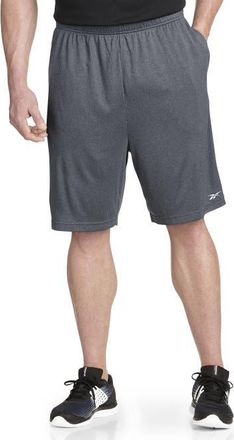 Reebok Performance Insert Tech Athletic Shorts in Grey Hthr Blk at Nordstrom, Size 3X Big