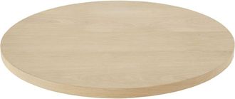Maisons du monde Tablero redondo de mesa profesional para 2/4 personas de roble D.60