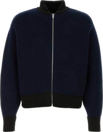 Jil Sander Dark Blue Knitted Cardigan