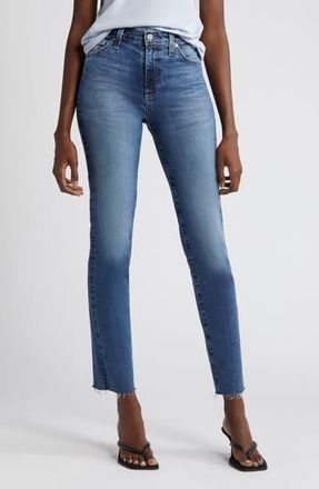AG - Adriano Goldschmied Mari Raw Hem High Waist Slim Straight Leg Jeans in 13 Years Disclosure at Nordstrom Rack, Size 24