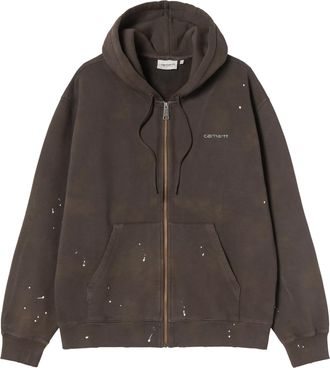 Carhartt Work in Progress Hooded Painter Jacket with Distressed Finish and Practical Pockets