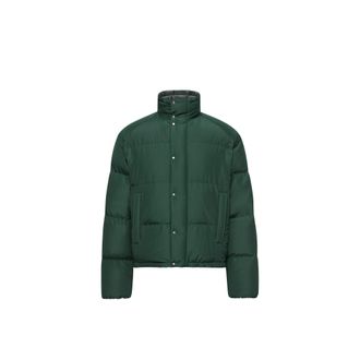 Moncler Moncler Verone Short Down Jacket, Men, Green, Size: 0