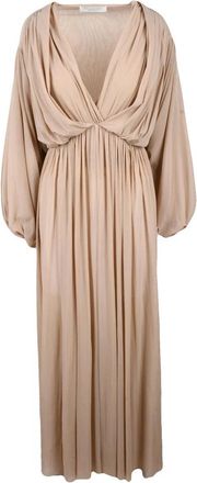 Philosophy di Lorenzo Serafini Stretch Tulle Dress - Beige
