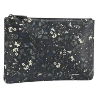 Fendi Pre-owned Clutches, female, Black, Size: ONE SIZE Pre-owned Leather Clutch