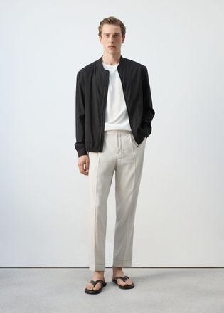 Mango Maglietta slim-fit maniche corte bianco - Uomo - XXL - MANGO MAN