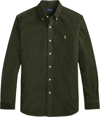 Polo Ralph Lauren 502 Company Long Sleeve Sport Shirt - Heren - Casual Overhemden - Groen - XL - Overhemden