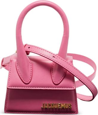 Jacquemus Borsa tote Le Chiquito mini in pelle - Rosa