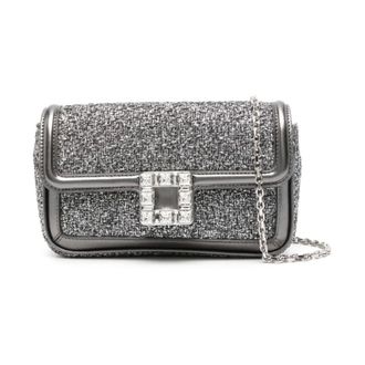Roger Vivier Cross Body Bags, female, Gray, Size: ONE SIZE Viv Jeu De Fille Clutch