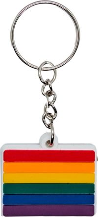 Generic Rainbow Gay Pride Keyring LGBT LQBTQ+ Support Keychain Ally Gift Trans Lesbian Bi Bisexual Parade March Key Chain Ring Bag Keys Gift Equality Equal Ri