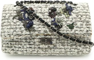 Chanel Tweed Leather Shoulder Bag (Pre-Owned)