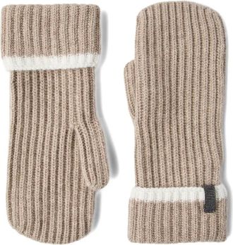 Brunello Cucinelli Guanti a coste - Marrone