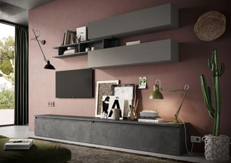 Inosign Wohnwand »Infinity, 5tlg. Breite 276 cm, Höhe variabel, Schrankwand, Anbauwand«