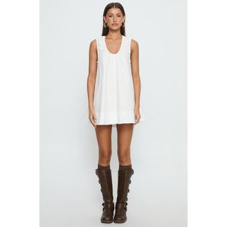 Princess Polly Eberta Ruched Minidress in White at Nordstrom, Size 12