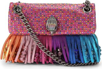 Kurt Geiger Mini Kensington Fringe Shoulder Bag in Open Miscellaneous at Nordstrom