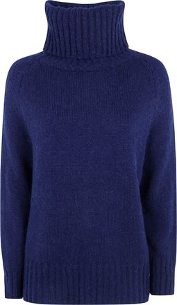 base Sweater Turtleneck B8480.085 852 Blue