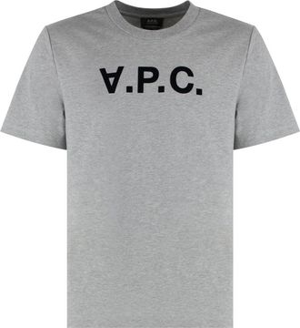 A.P.C. Hombre, Camisetas, Gris, Talla: M