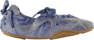Acne Studios Leren schoenen met veters - Dames - Sneakers - Blauw - 35 EU - Leer - Schoenen