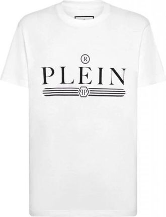 Philipp Plein Mtk 7443 Pjy 002N 01Wht - Heren - T-shirts - Wit - L - Katoen - Tops