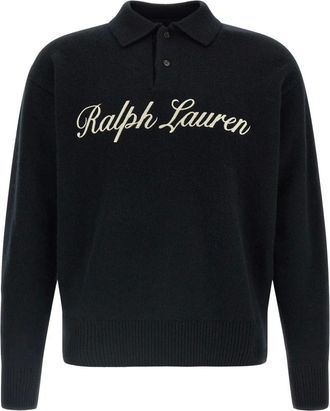 Polo Ralph Lauren Heren, Tops, Zwart, Maat: XL Wol