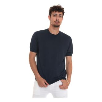 Gran Sasso Stone Washed Short Sleeve Cotton Pullover