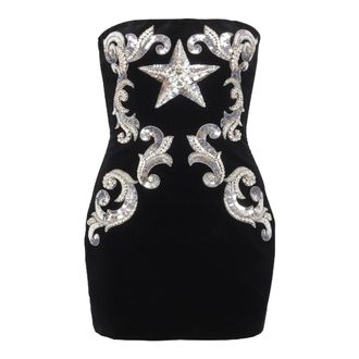 Balmain Mujer, Vestidos, Negro, Talla: S
