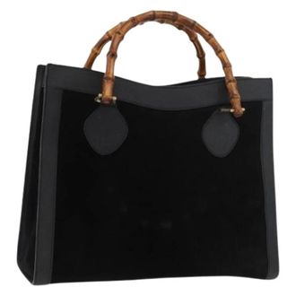Gucci Pre-owned Handbags, female, Black, Size: ONE SIZE Pre-owned Vintage Hand Bag