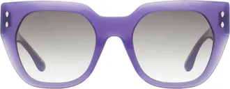 Isabel Marant IM0158S Square Cat-Eye Sunglasses - Purple
