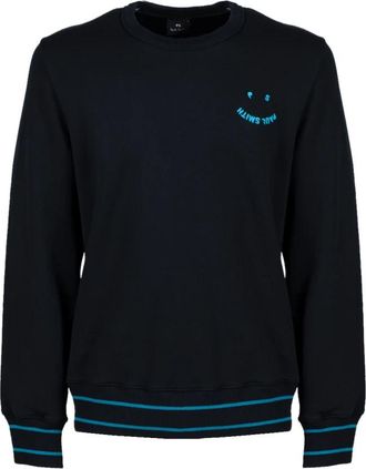 Paul Smith Happy Sweatshirt - Heren - Sweatshirts - Zwart - S - Katoen - Hoodies & sweatvesten