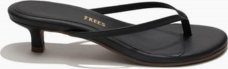Tkees Womens Julia Leather Heeled Sandals In Sable