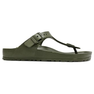 Birkenstock Gizeh EVA Unisex Toe Post Sandals - UK 4.5 - US 6 Women / 4 Men - EU 37 - Khaki Khaki - Size:UK 4.5